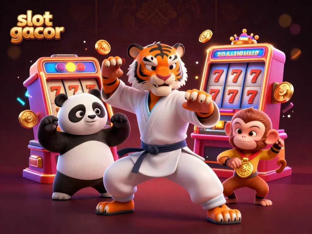 Experience the thrill of jackpot wins with slot gacor in this vibrant and energetic casino scene.