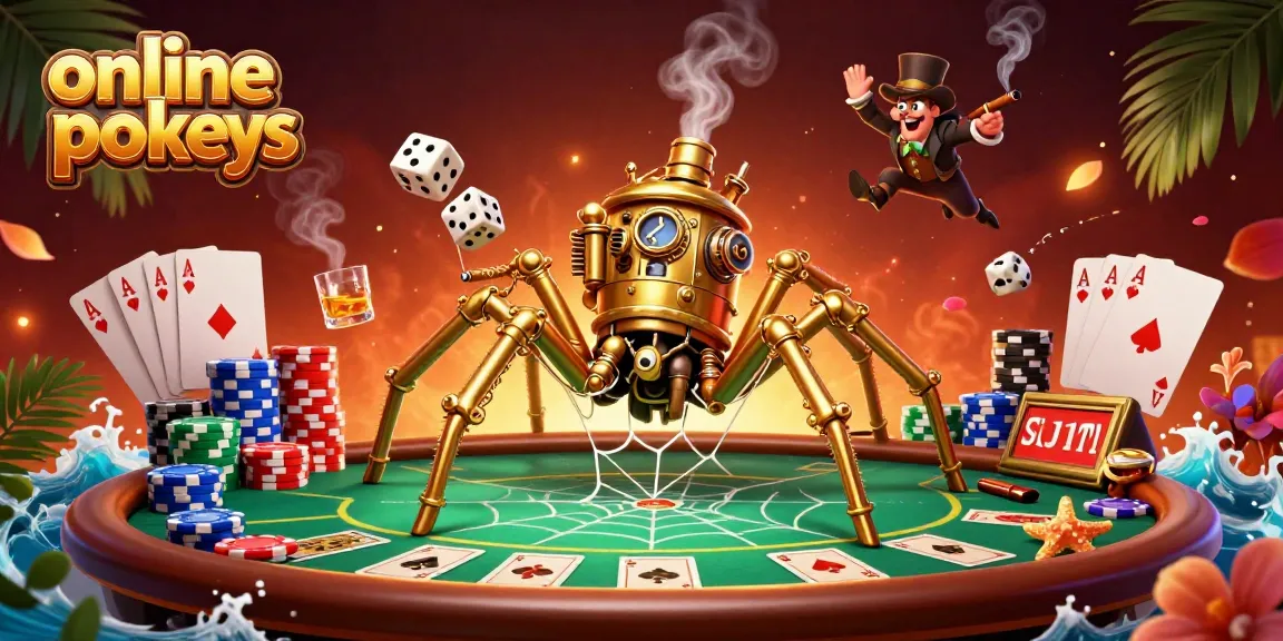 Experience immersive gaming with online pokies in a vibrant, dynamic casino scene.